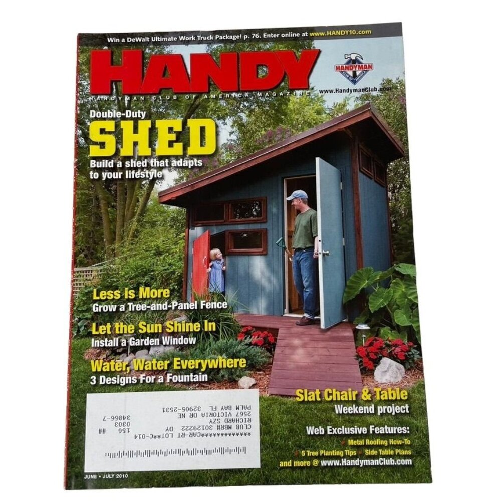 Handyman Club of America Magazine Vol 18 Issue 100 No 3 June July 2010 u Build a